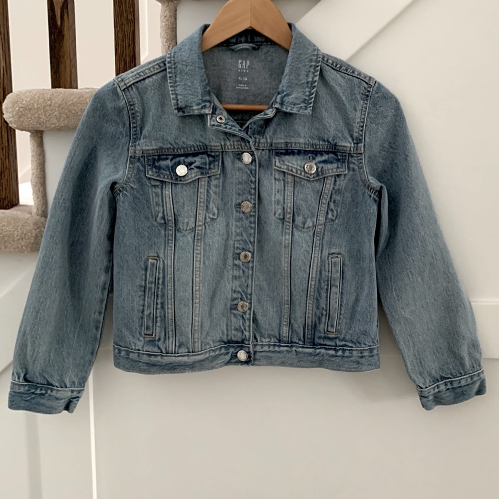 Gap Kids Denim Jean Jacket size XL